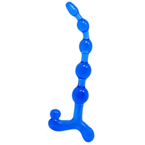 Baile Bendy Twist Anal Balls in Blue