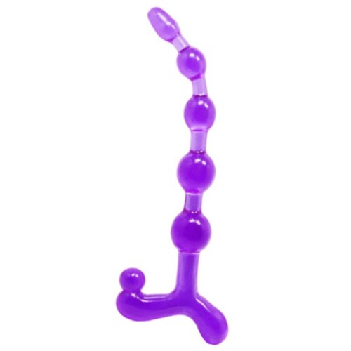 Baile Bendy Twist Anal Balls Purple