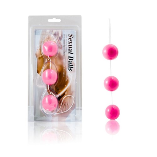 Baile Pink Anal Balls Set ABS