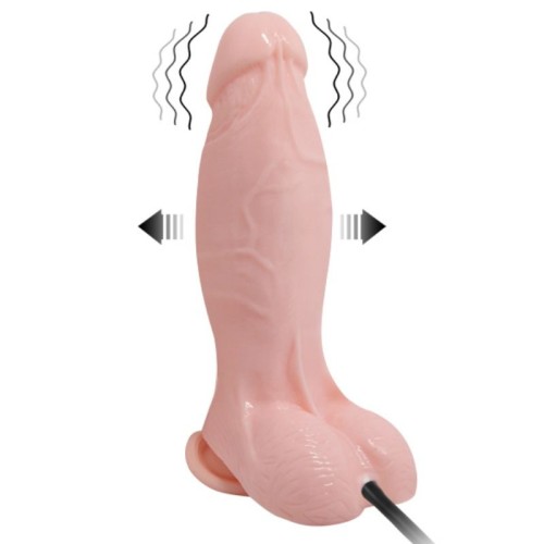 Inflatable Realistic Vibrator Dildo 18.8 cm