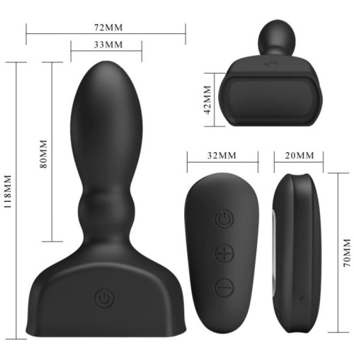 Plug Inflable y Vibrador Prostático - Placer Inigualable