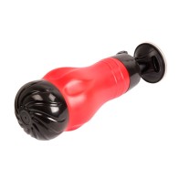 Flora Vagina Masturbator with Vibrator and Suction Base