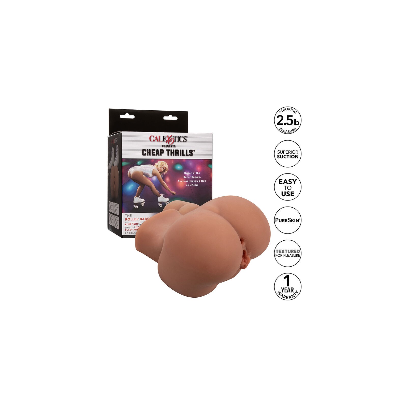 The Roller Babe Dual Realistic Masturbator