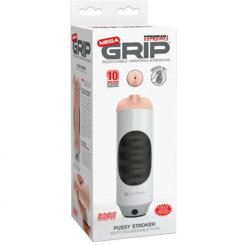 Pipedream Mega Grip Vagina Masturbador Vibrador