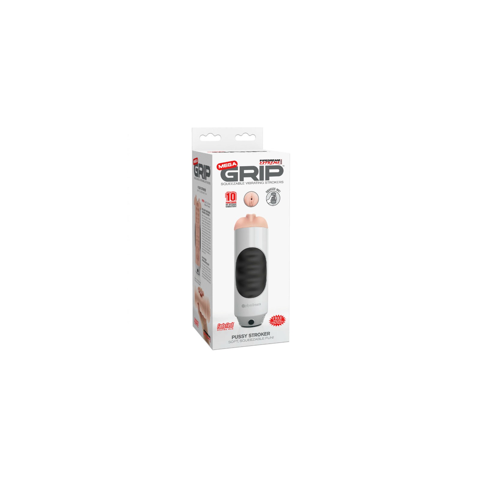 Pipedream Mega Grip Vagina Masturbador Vibrador