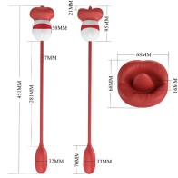 Masturbador Boca Rojo Aliyah - Placer Máximo