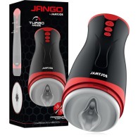 Jango Masturbador De Comprensión Y Vibración - Potencia Ajustable Y Resistente Al Agua