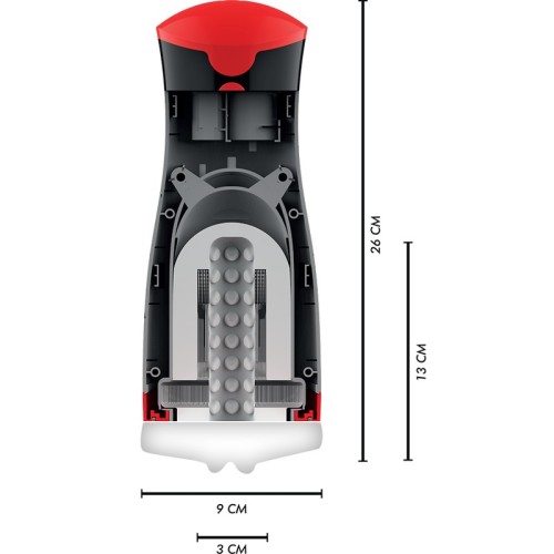 Jango Masturbador De Comprensión Y Vibración - Potencia Ajustable Y Resistente Al Agua