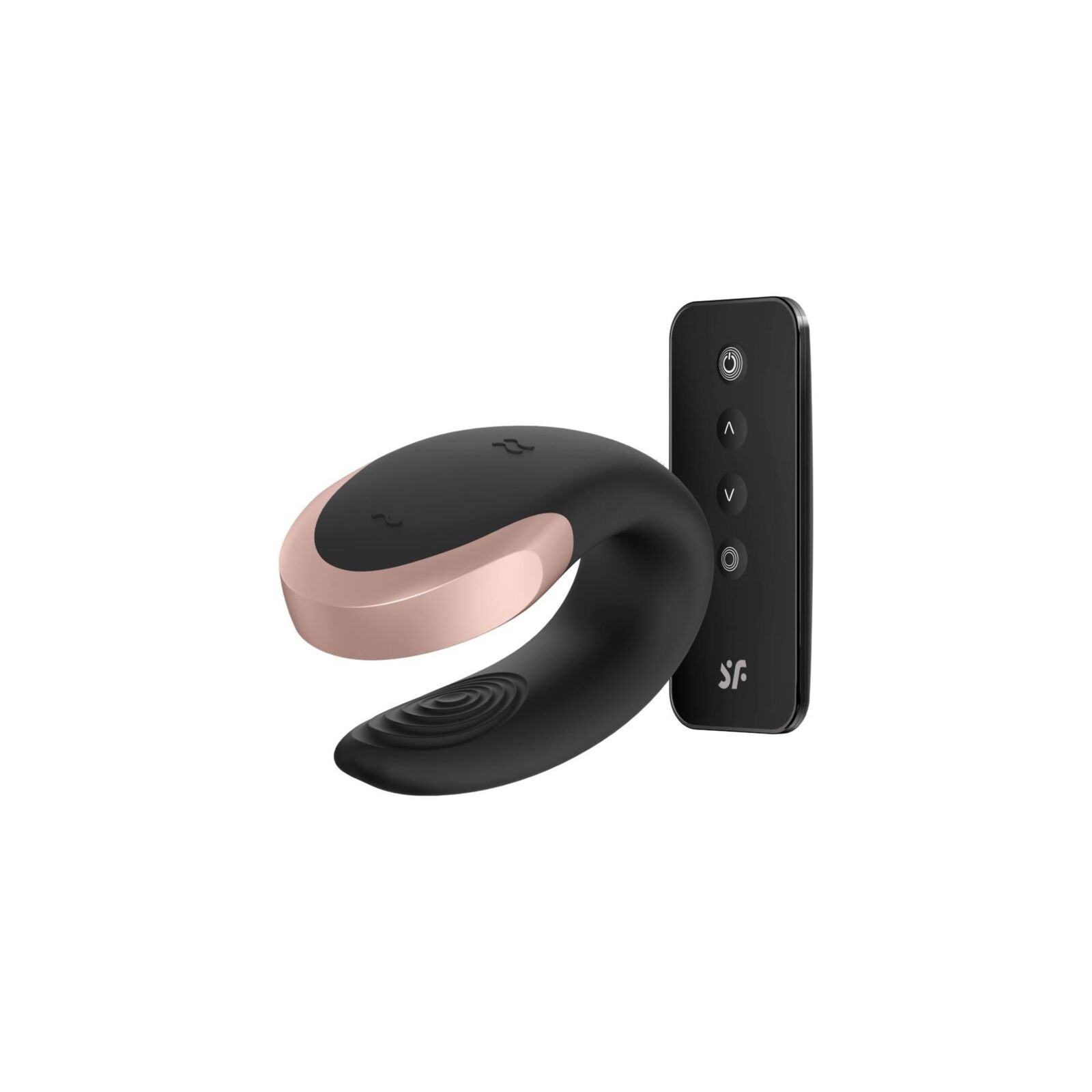 Satisfyer App Double Love Luxury Couples Vibrator Black