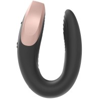 Satisfyer App Double Love Vibrador Parejas Luxury Negro