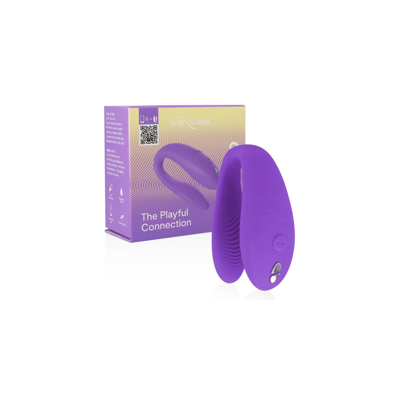 Sync Go Estimulador Dual Violeta - Placer Portátil