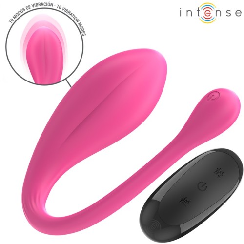 Intense Janice U-Shape Vibrator Dual Stimulation 10 Vibrations Pink