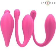 Intense Janice Vibrador U Doble Estimulación 10 Vibraciones Rosa Control