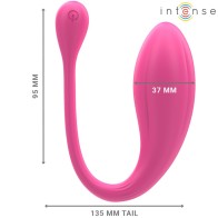 Intense Janice Vibrador U Doble Estimulación 10 Vibraciones Rosa Control