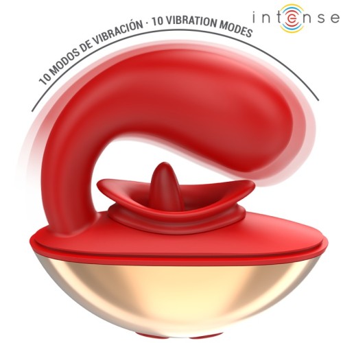 Intense Mariah Vibrador & Estimulador En Forma De U Rojo