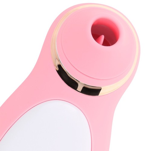 Ohmama Vibrating Clitoral Stimulator with Tongue 10 Modes