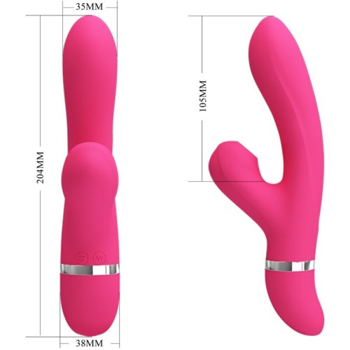 Willow Rabbit Vibrator with Clitoral Suction for Ultimate Pleasure