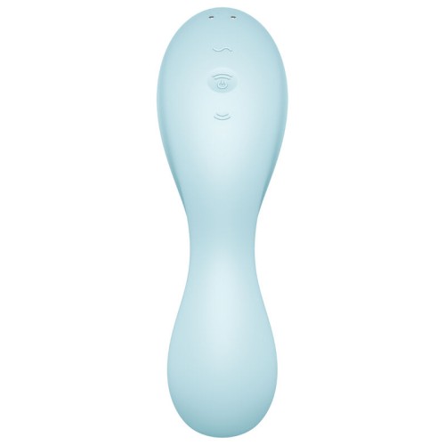 Satisfyer Curvy Trinity 5 Estimulador y Vibrador App Azul