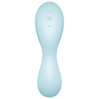 Satisfyer Curvy Trinity 5 Estimulador y Vibrador App Azul