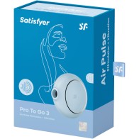 Satisfyer Pro To Go 3 Dual Stimulator and Vibrator Blue