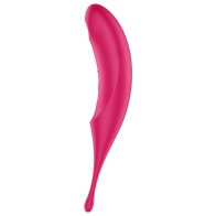 Satisfyer Twirling Pro Estimulador y Vibrador Rojo