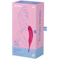 Satisfyer Twirling Pro Red Vibrator and Stimulator