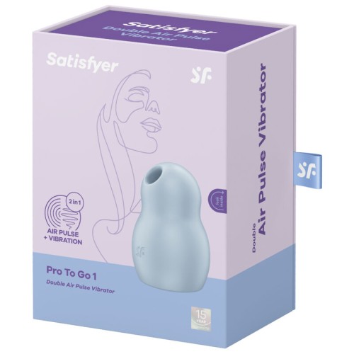 Satisfyer Pro To Go 1 Dual Stimulator and Vibrator