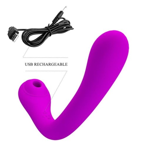 Alex - Estimulador de Clítoris y Vibrador Lila