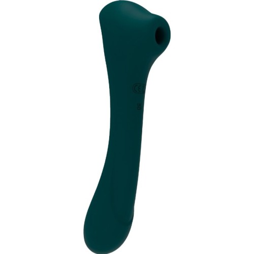 Quiver Succionador & Vibrador Verde - Placer Clitoridiano Definitivo