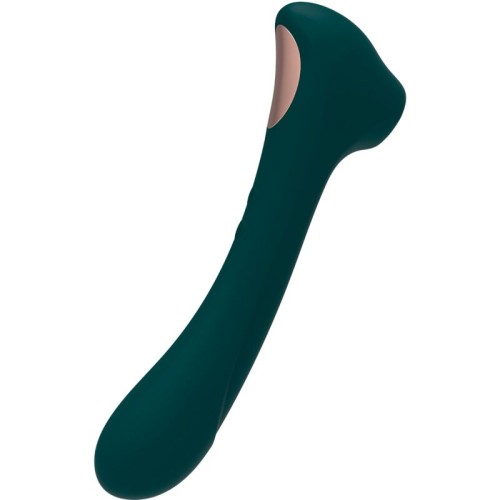 Quiver Succionador & Vibrador Verde - Placer Clitoridiano Definitivo