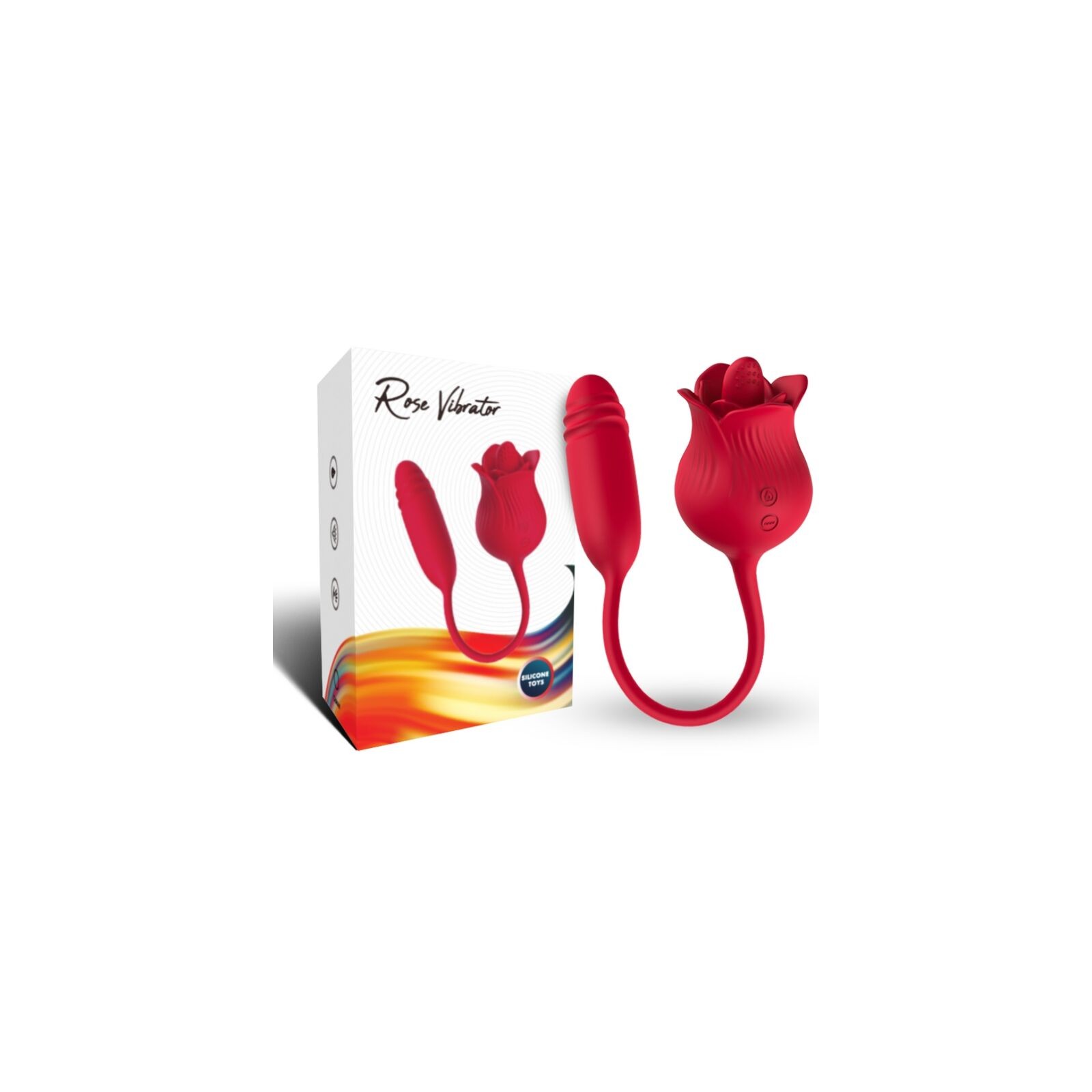 Armony Clitoral Stimulator with Tongue Red 10 Modes