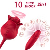 Armony Clitoral Stimulator with Tongue Red 10 Modes