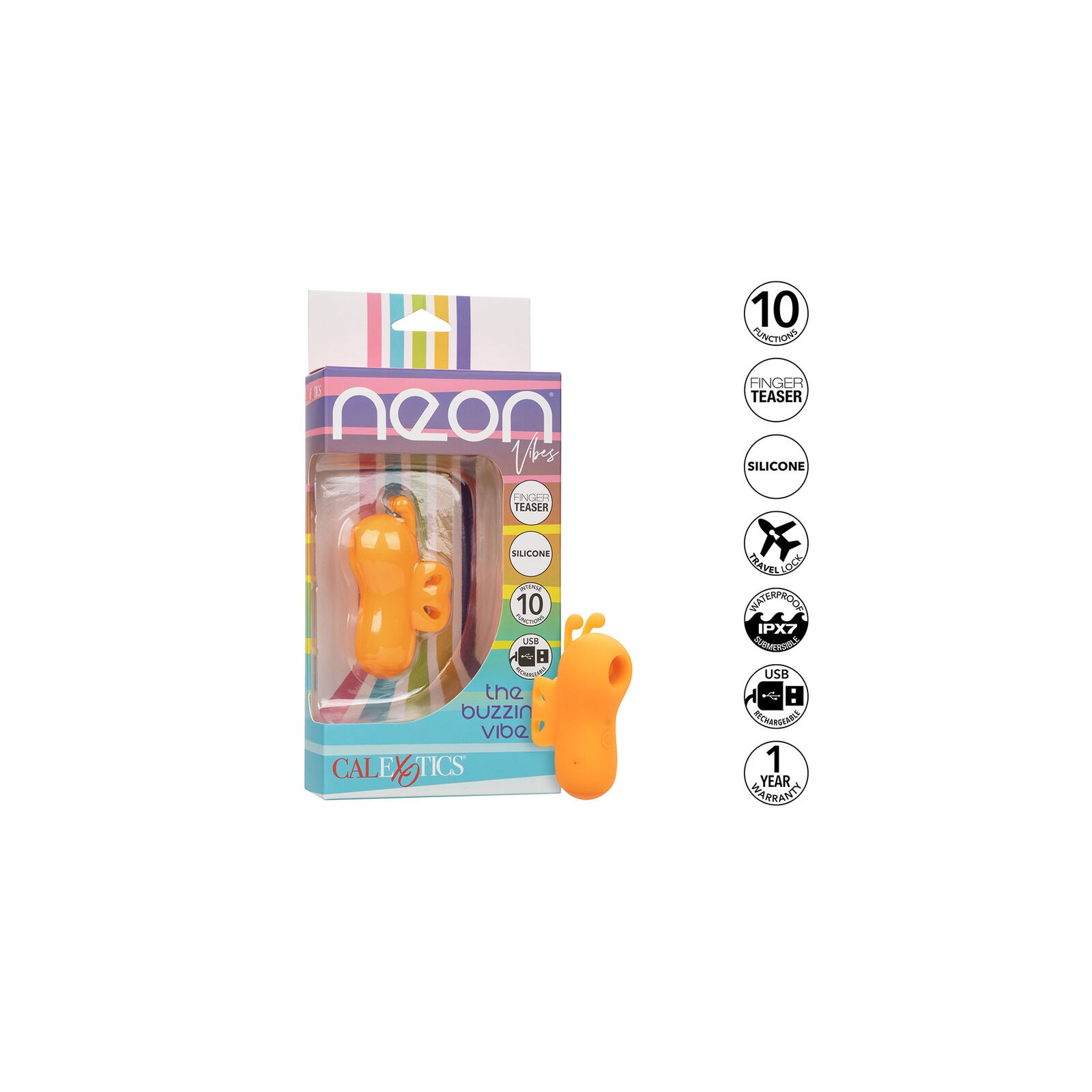 Neon Vibes The Buzzing Vibe Finger Stimulator - Playful Toy