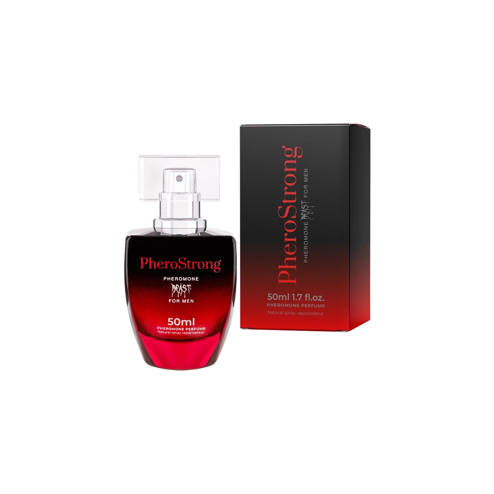 Perfume Con Feromonas Beast Para Hombre 50 Ml