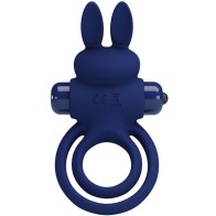 Pretty Love Darey Dual Ring Vibrator Rabbit Blue