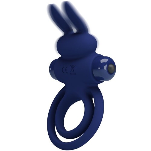 Pretty Love Darey Dual Ring Vibrator Rabbit Blue