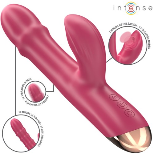 Intense Chloe 3-In-1 Multifunction Vibrator Red