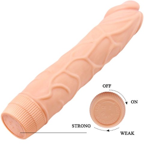 Bob Vibrador Realístico 22.5 Cm Natural