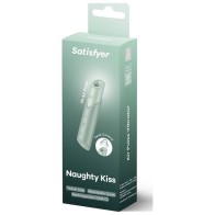 Satisfyer Naughty Kiss Clitoral Stimulator Waves Mint Green