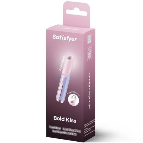 Satisfyer - Bold Kiss Estimulador Clítoris Tamaño Viaje