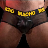 Brief Amarillo Macho MX24AN - Sensual y Transparente