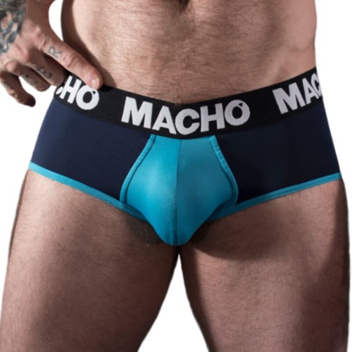 Macho Blue Slip - Classic Comfort and Style