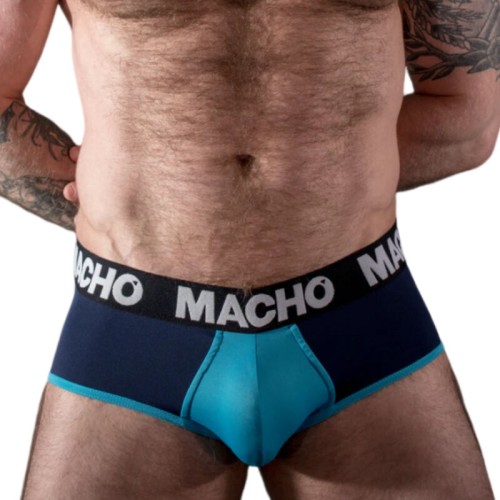 Macho Blue Slip - Classic Comfort and Style