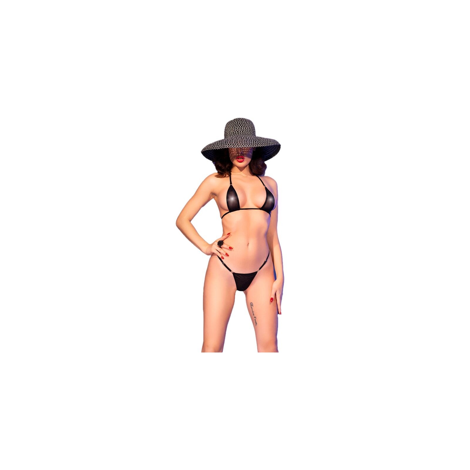 Chilirose CR 4840 Black Micro Bikini S/M