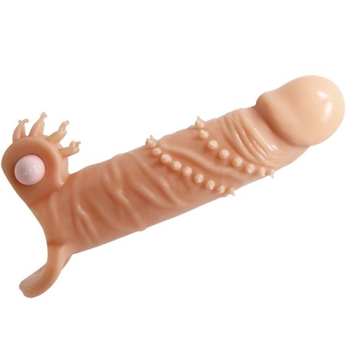 Connor Penis Sleeve with Clitoral Stimulator for Enhanced Pleasure