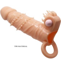 Connor Penis Sleeve with Clitoral Stimulator for Enhanced Pleasure