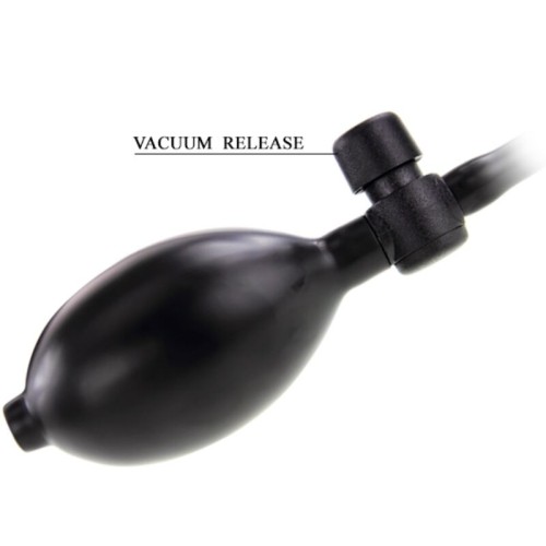 Inflatable Anal Plug Black