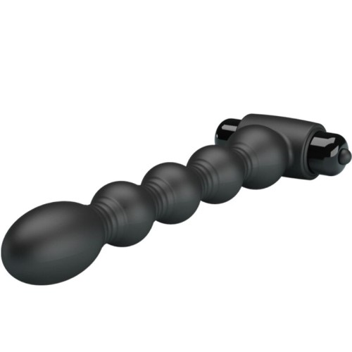 Lynn Plug Anal Silicona 10 Vibraciones Negro