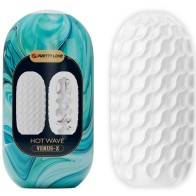 Hot Wave Masturbador Masculino Silicona Blanco