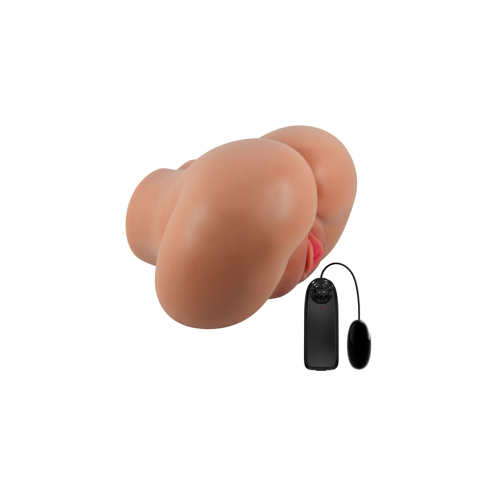 Luna Rear Vibrator with Realistic Vagina and Anus Natural Remote Control